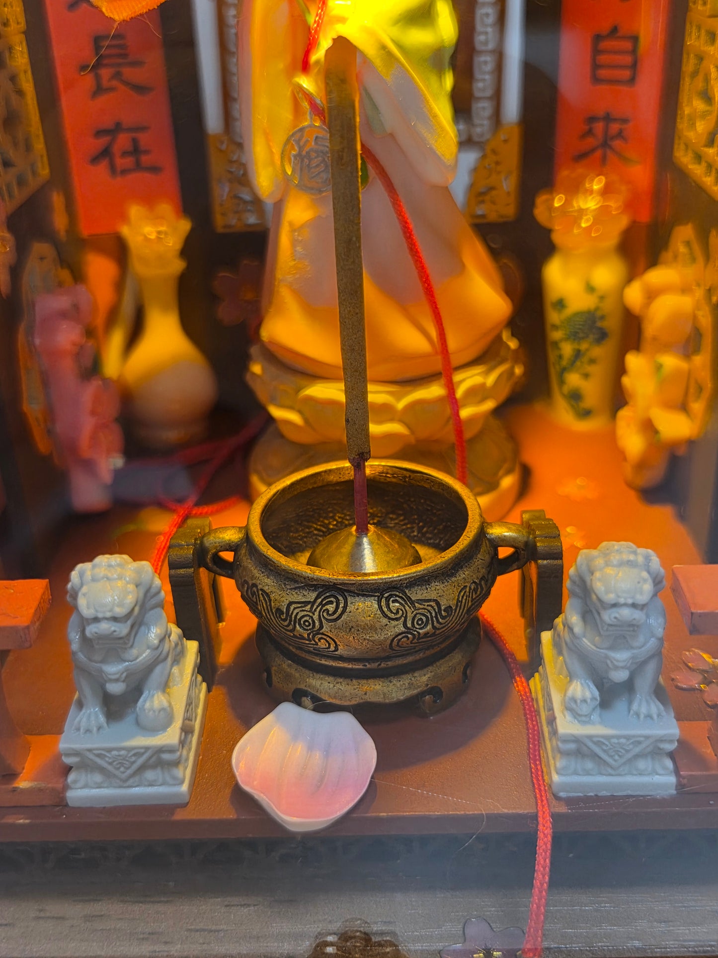 桃花仙娘迷你神龕USB供燈