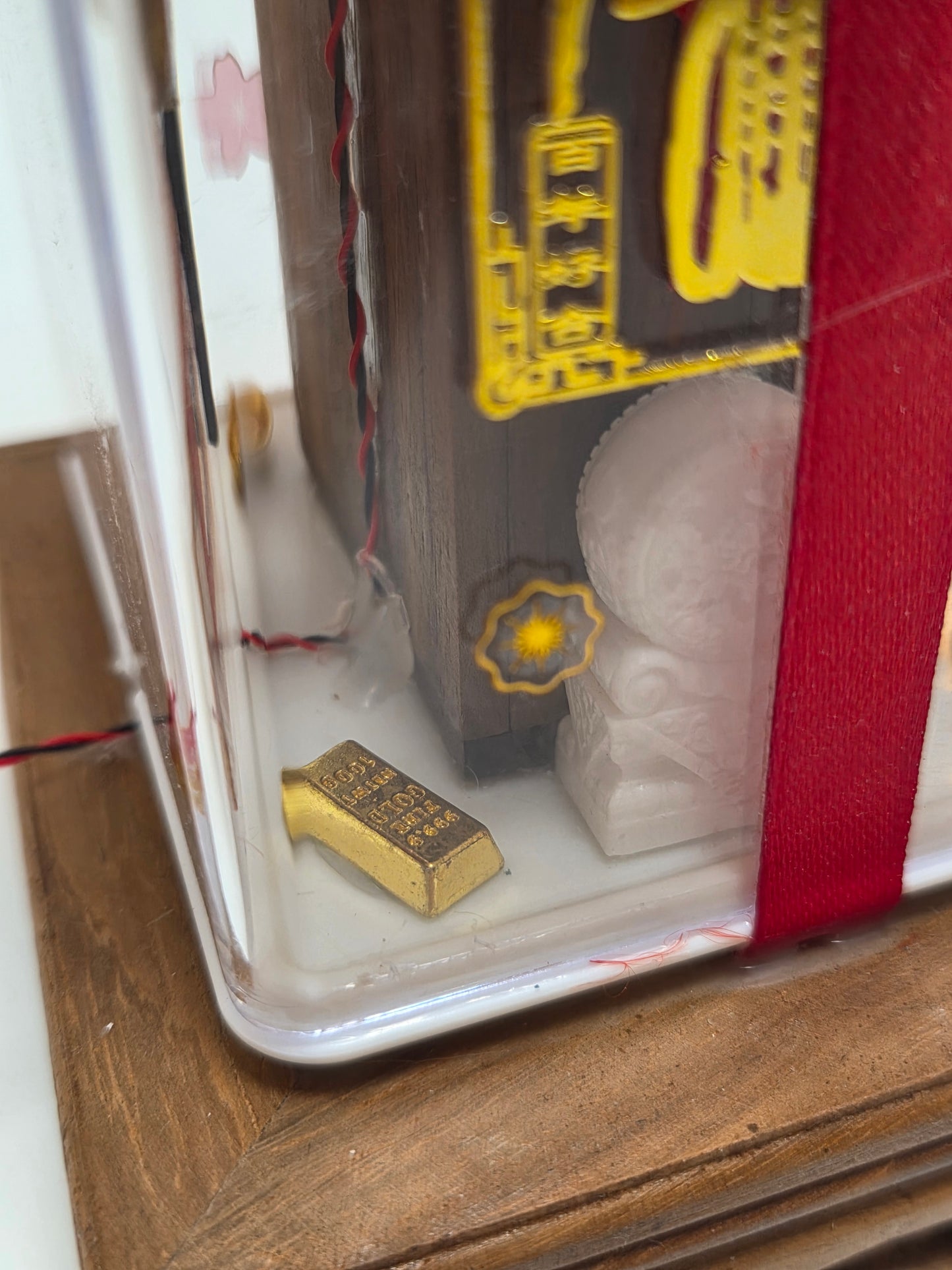 和合二仙帶LED燈迷你神檯(USB供電)