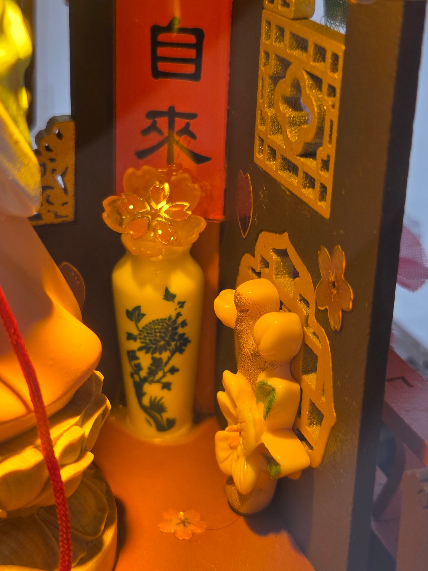 桃花仙娘迷你神龕USB供燈