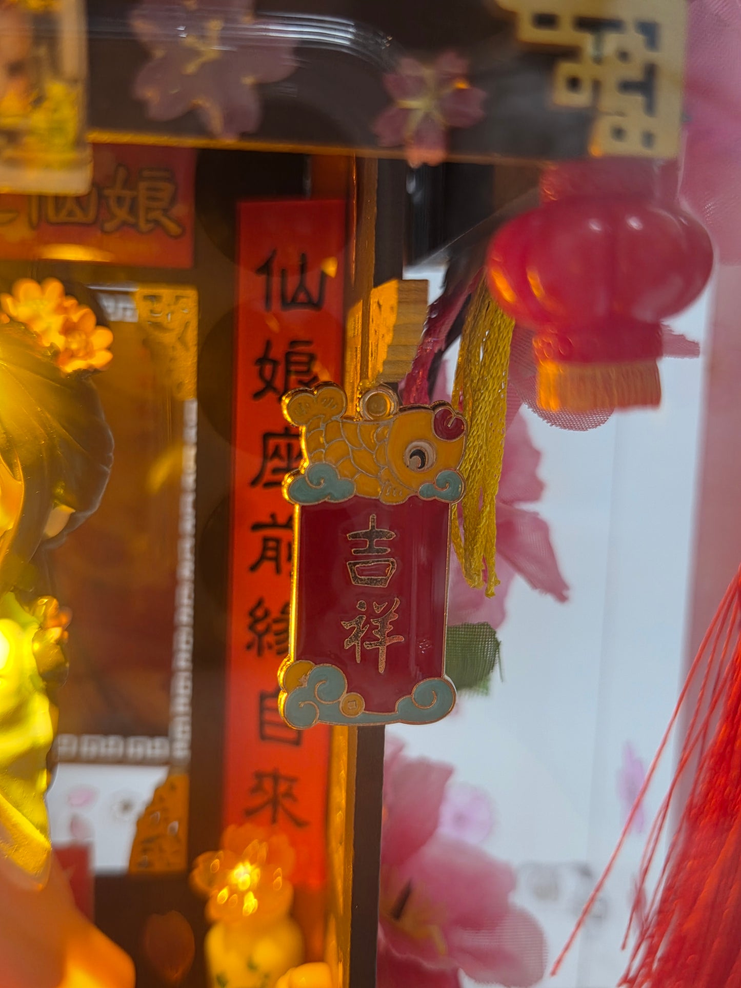 桃花仙娘迷你神龕USB供燈