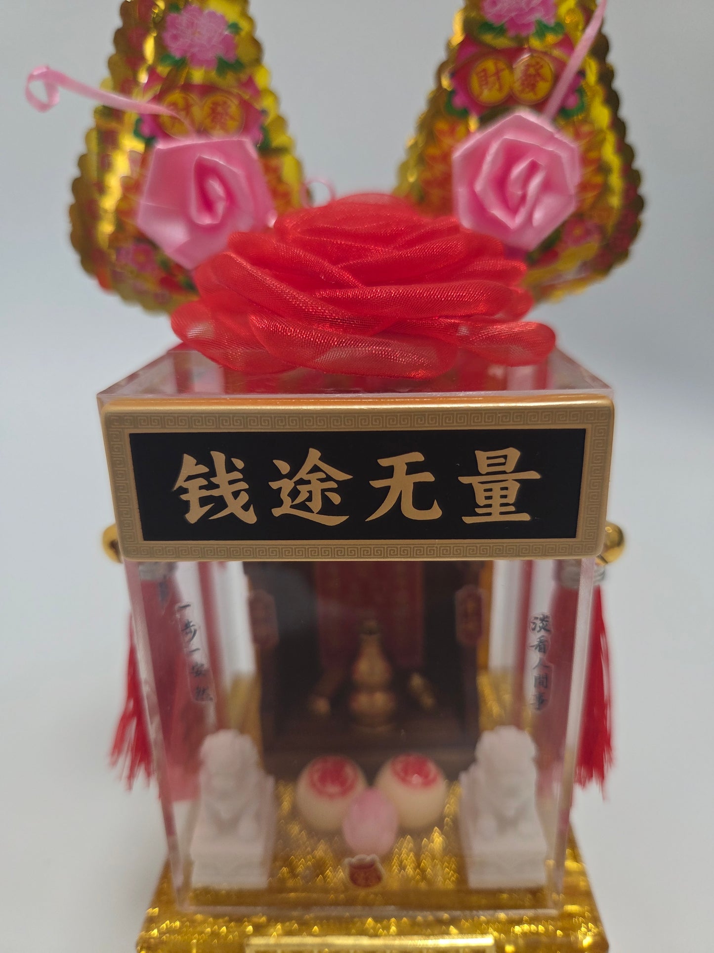 迷你地主公公神檯可愛擺件