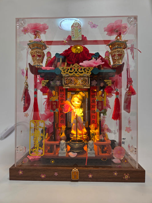 桃花仙娘迷你神龕USB供燈
