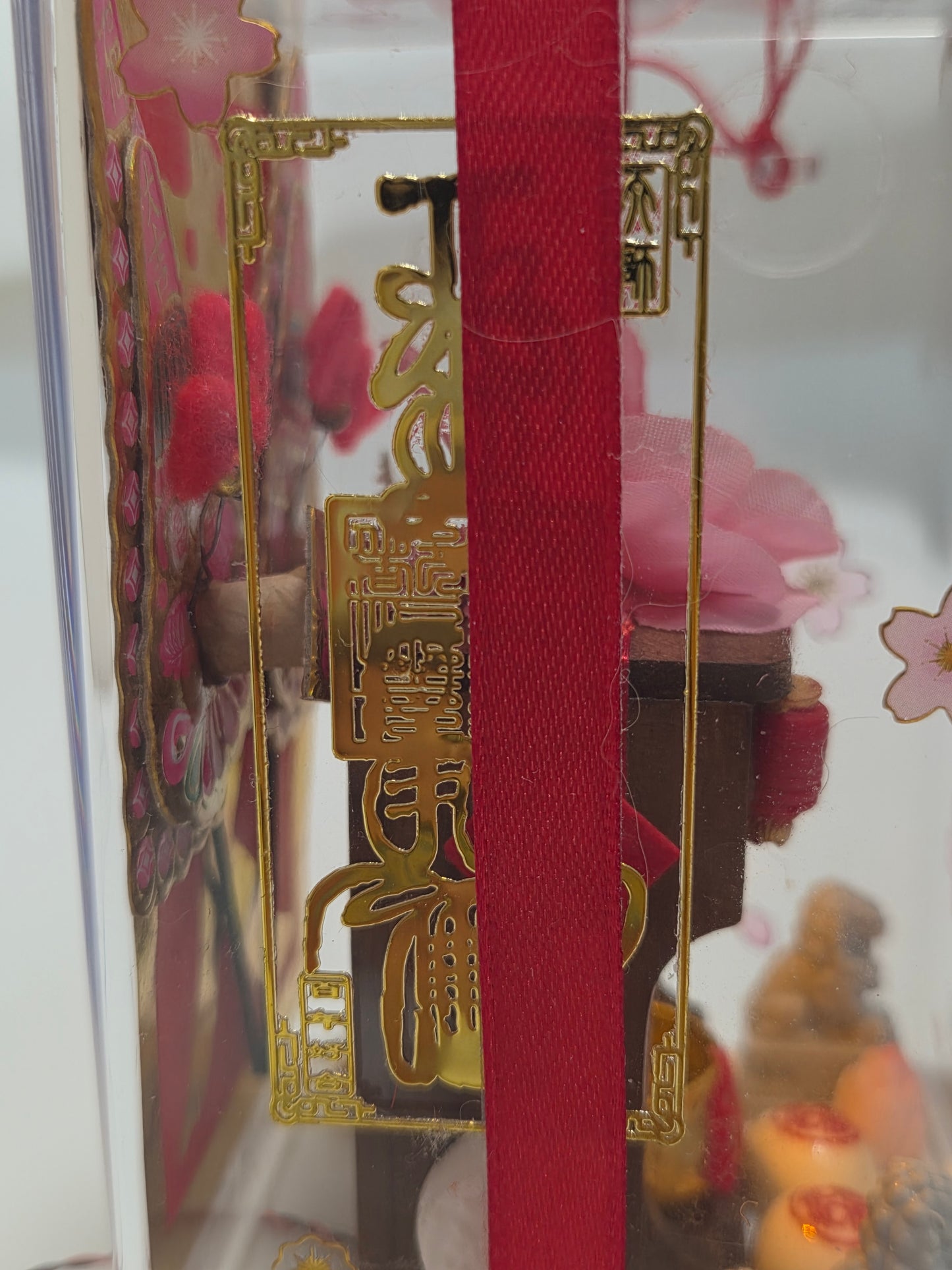 和合二仙帶LED燈迷你神檯(USB供電)